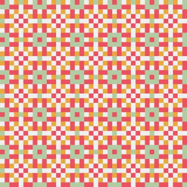 Soyut çapraz desenli üretken hesaplama sanatı çizimi