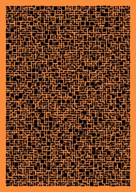 Ofset Quads üretken sanat arka planı, vektör illüstrasyonu