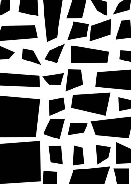 Ofset Quads üretken sanat arka planı, vektör illüstrasyonu