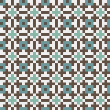 Soyut çapraz desen, üretken hesaplama sanatı, vektör illüstrasyonu