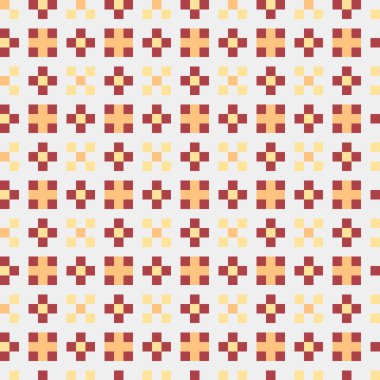 Soyut çapraz desen, üretken hesaplama sanatı, vektör illüstrasyonu