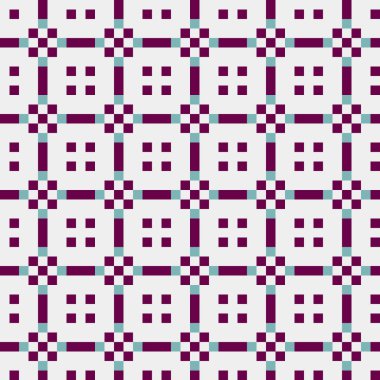 Soyut çapraz desenli üretken hesaplama sanatı çizimi