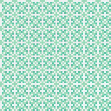 Soyut çapraz desen, üretken hesaplama sanatı, vektör illüstrasyonu