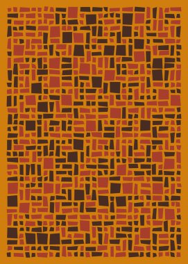 Ofset Quads üretken sanat arka planı, vektör illüstrasyonu