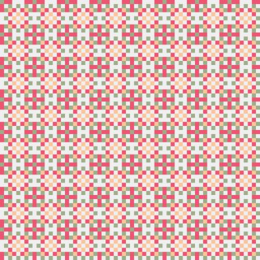 Soyut çapraz desen, üretken hesaplama sanatı, vektör illüstrasyonu