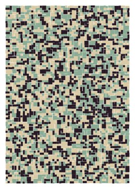 Ofset Quads üretken sanat arka planı, vektör illüstrasyonu