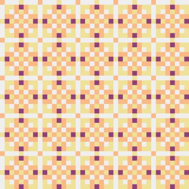 Soyut çapraz desen, üretken hesaplama sanatı, vektör illüstrasyonu