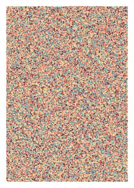 Ofset Quads üretken sanat arka planı, vektör illüstrasyonu