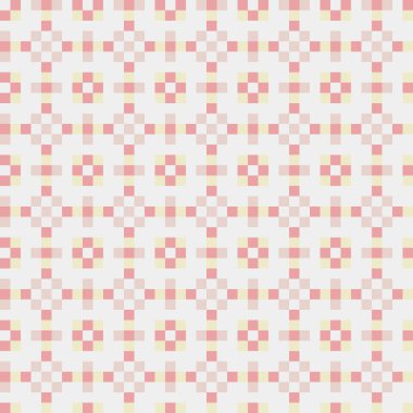 Soyut çapraz desen, üretken hesaplama sanatı, vektör illüstrasyonu