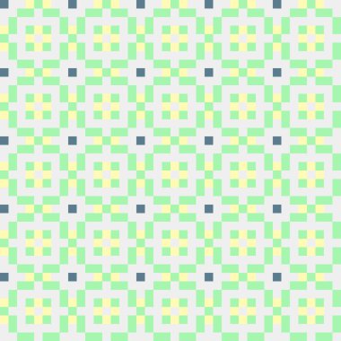 Soyut çapraz desenli üretken hesaplama sanatı çizimi