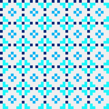 Soyut çapraz desen, üretken hesaplama sanatı, vektör illüstrasyonu