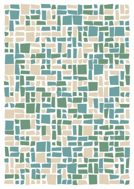 Ofset Quad üretken sanat arkaplan çizimi