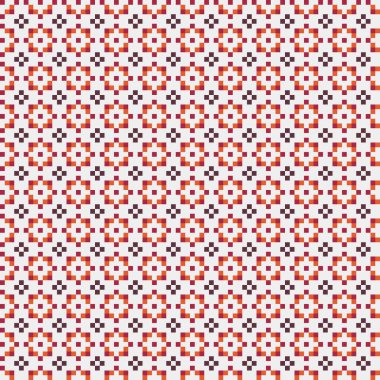 Soyut çapraz desenli üretken hesaplama sanatı çizimi