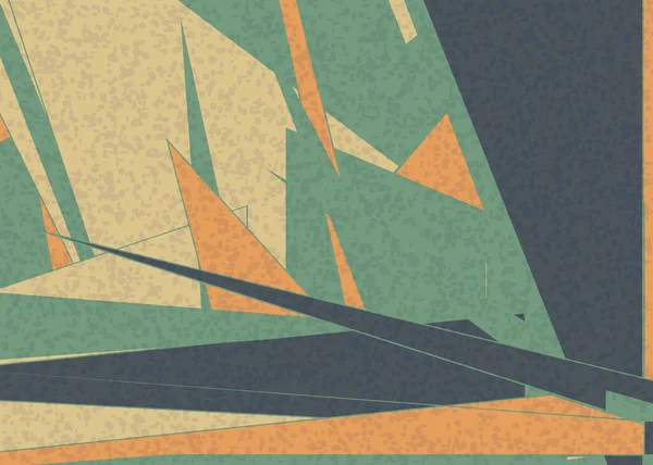 Piet Mondrian Style Computational Generative Art Bakgrund Illustration — Stock vektor