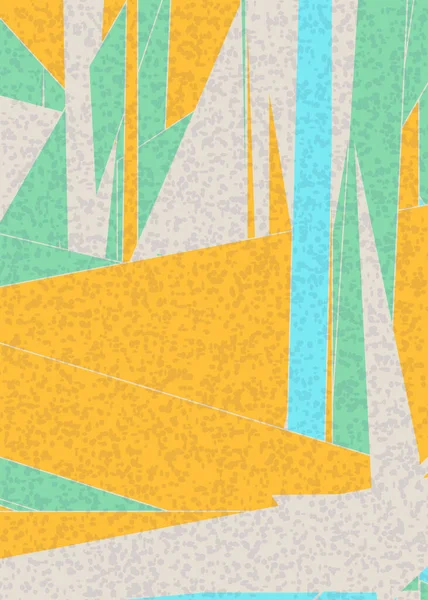 Piet Mondrian Biçimli Hesapsal Üretim Sanatı Arkaplan Çizimi — Stok Vektör
