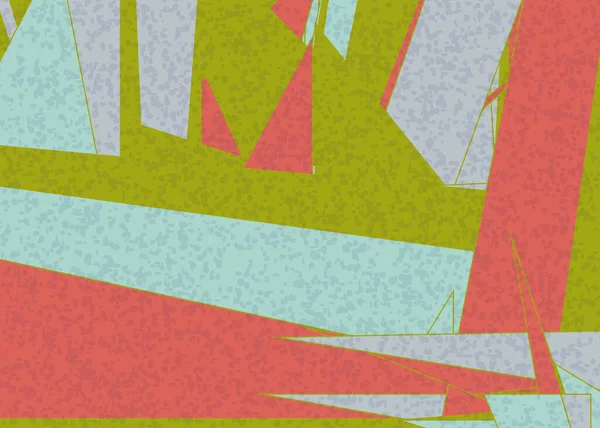 Piet Mondrian Style Computational Generative Art Háttér Illusztráció — Stock Vector