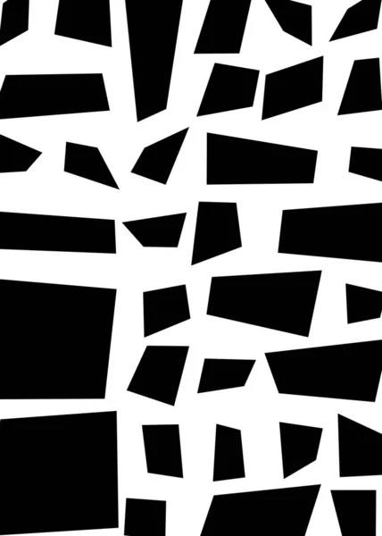 Offset Quads Generative Art Background Vector Illustration — ストックベクタ