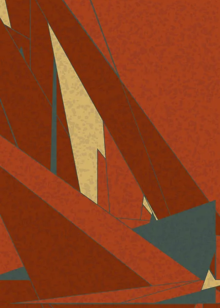Piet Mondrian Estilo Computacional Arte Generativo Fondo Ilustración — Vector de stock