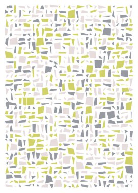 Ofset Quad üretken sanat arkaplan çizimi