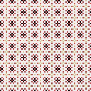 Soyut çapraz desenli üretken hesaplama sanatı çizimi