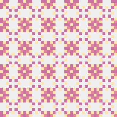 Soyut çapraz desenli üretken hesaplama sanatı çizimi