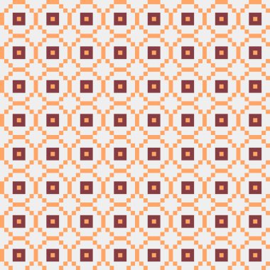 Soyut çapraz desen, üretken hesaplama sanatı, vektör illüstrasyonu