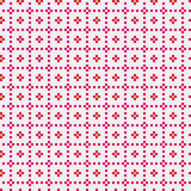 Soyut çapraz desenli üretken hesaplama sanatı çizimi