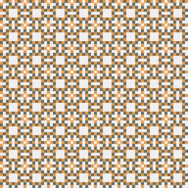 Soyut çapraz desen, üretken hesaplama sanatı, vektör illüstrasyonu