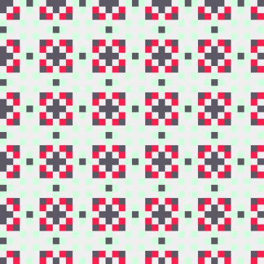 Soyut çapraz desen, üretken hesaplama sanatı, vektör illüstrasyonu