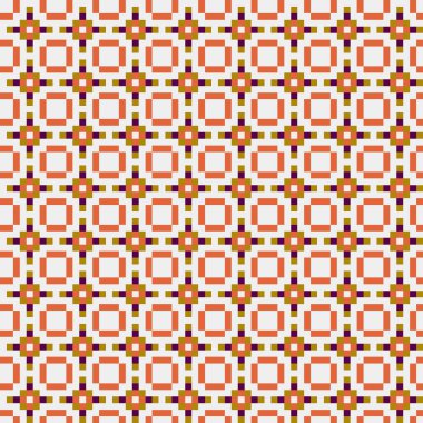 Soyut çapraz desen, üretken hesaplama sanatı, vektör illüstrasyonu