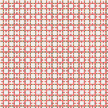 Soyut çapraz desen, üretken hesaplama sanatı, vektör illüstrasyonu