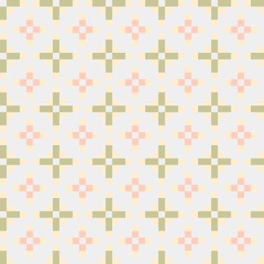 Soyut çapraz desen, üretken hesaplama sanatı, vektör illüstrasyonu