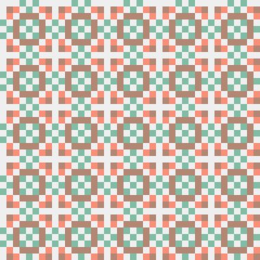 Soyut çapraz desen, üretken hesaplama sanatı, vektör illüstrasyonu