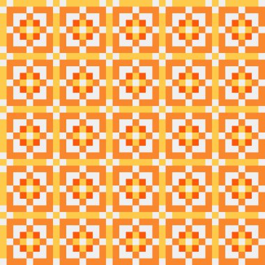 Soyut çapraz desen, üretken hesaplama sanatı, vektör illüstrasyonu