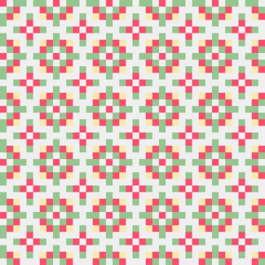 Soyut çapraz desen, üretken hesaplama sanatı, vektör illüstrasyonu