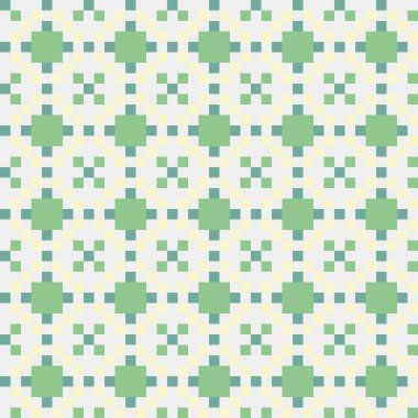 Soyut çapraz desen, üretken hesaplama sanatı, vektör illüstrasyonu