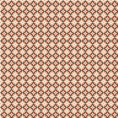 Soyut çapraz desen, üretken hesaplama sanatı, vektör illüstrasyonu