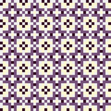 Soyut çapraz desen, üretken hesaplama sanatı, vektör illüstrasyonu