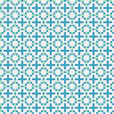 Soyut çapraz desen, üretken hesaplama sanatı, vektör illüstrasyonu