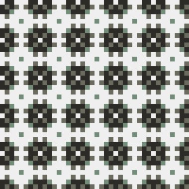 Soyut çapraz desenli üretken hesaplama sanatı çizimi