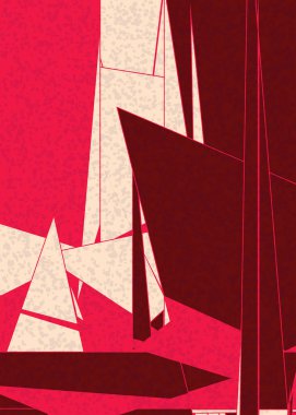 Piet Mondrian Biçimli Hesapsal Üretim Sanatı arkaplan çizimi