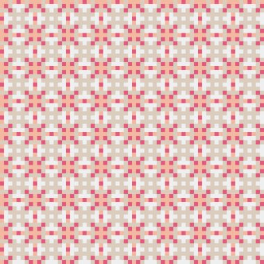 Soyut çapraz desen, üretken hesaplama sanatı, vektör illüstrasyonu