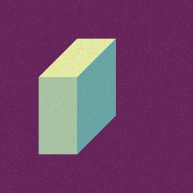 Soyut geometrik arkaplan. Edward Zajecs 2. Cubo 'nun 1971' deki uygulaması. Esasen 8 taştan oluşan bir Truchet fayans seti ve yerleştirme sanatı illüstrasyonu için kurallar 