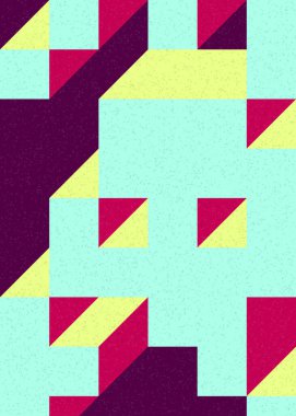 Edward Zajecs 2. Cubo 'nun 1971' deki uygulaması. Esasen 8 taştan oluşan bir Truchet fayans seti ve yerleştirme sanatı illüstrasyonu için kurallar  