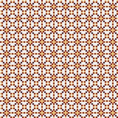 Soyut çapraz desenli üretken hesaplama sanatı çizimi