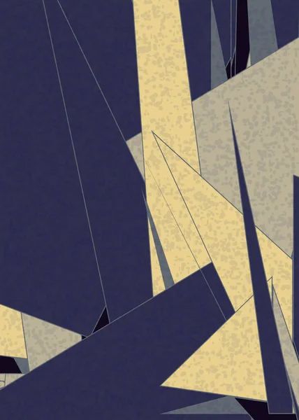 Piet Mondriaan Stijl Computationele Generatieve Kunst Achtergrond Illustratie — Stockvector