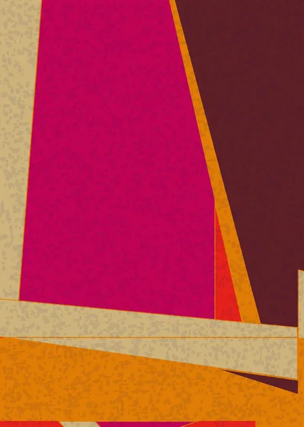 Иллюстрация Piet Mondrian Style Computational Generative Art — стоковый вектор
