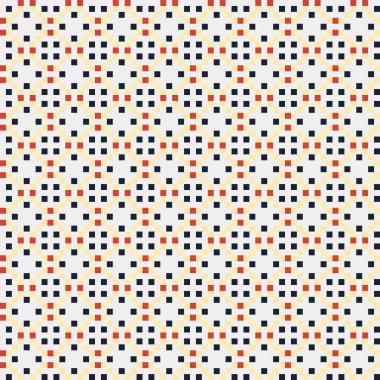 Soyut çapraz desen, üretken hesaplama sanatı, vektör illüstrasyonu