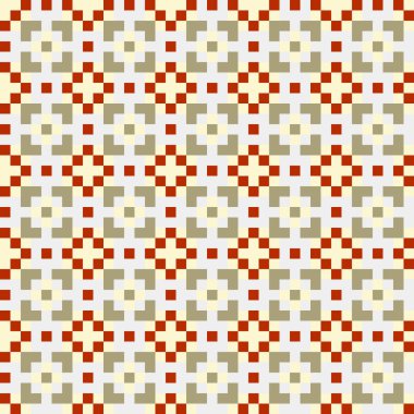 Soyut çapraz desenli üretken hesaplama sanatı çizimi