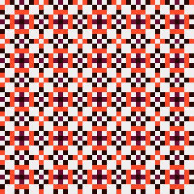 Soyut çapraz desenli üretken hesaplama sanatı çizimi